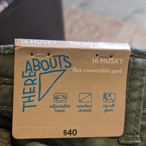 Thereabouts Zip-Off Boys Cargo Pant Size 16Husky